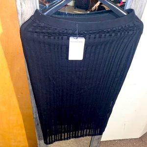 Body Con Mesh Skirt